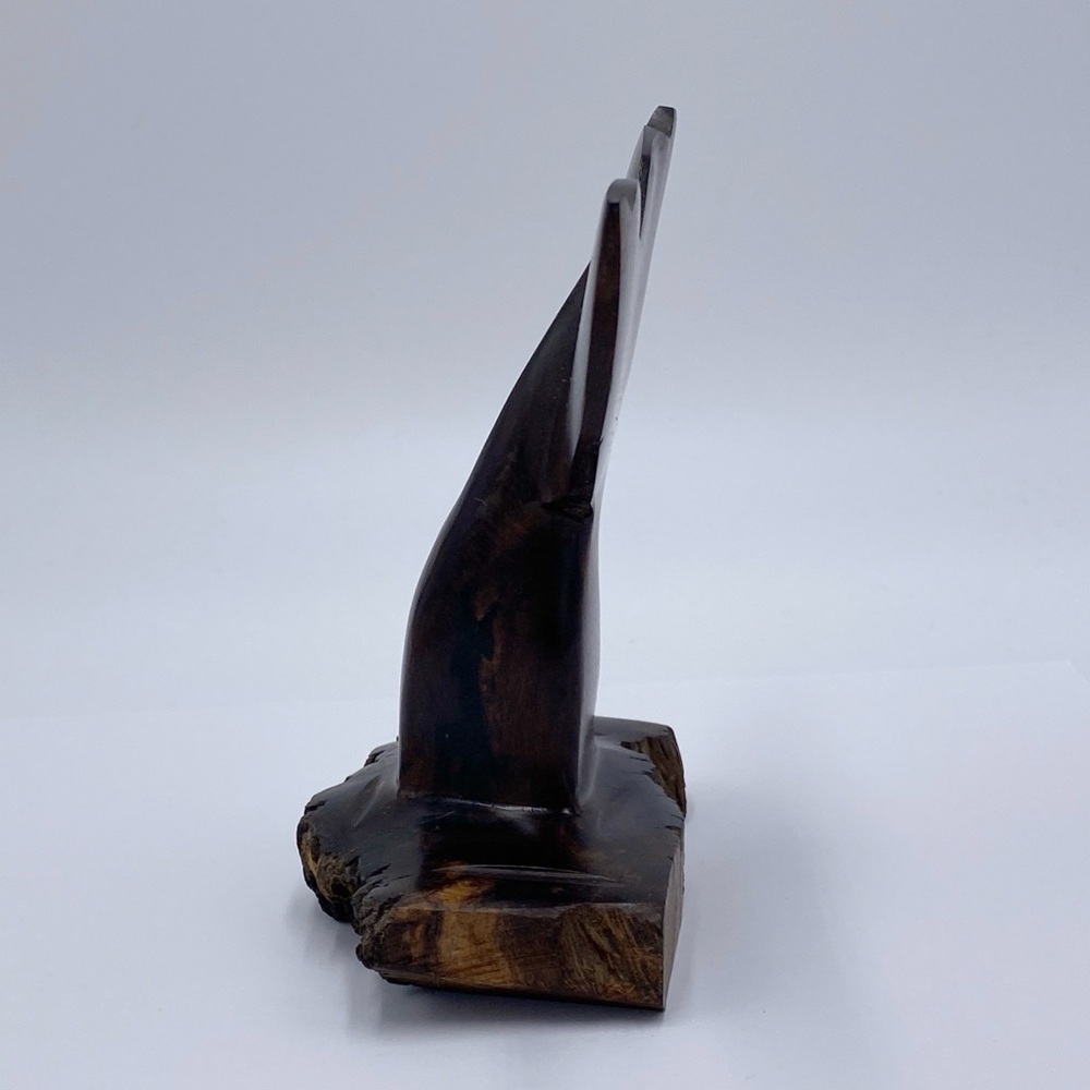 Whale Tail Wooden Carved Decor - Picture 3 of 6